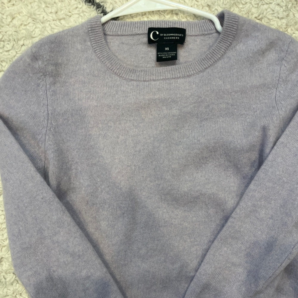 100% cashmere sweater Bloomingdales